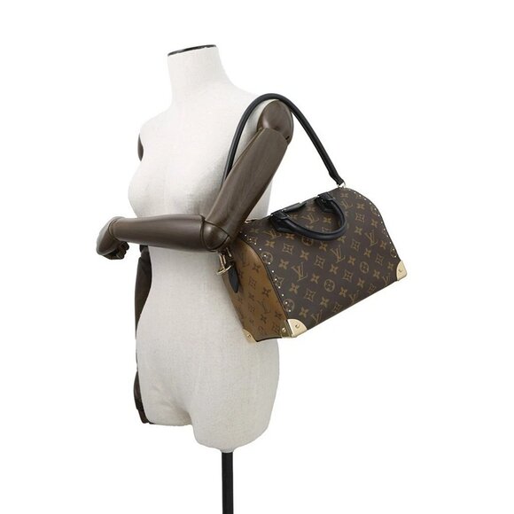 LOUIS VUITTON Speedy Trunk Size 25 Monogram/Monogram Reverse Canvas Noir M26181 - Picture 5 of 16